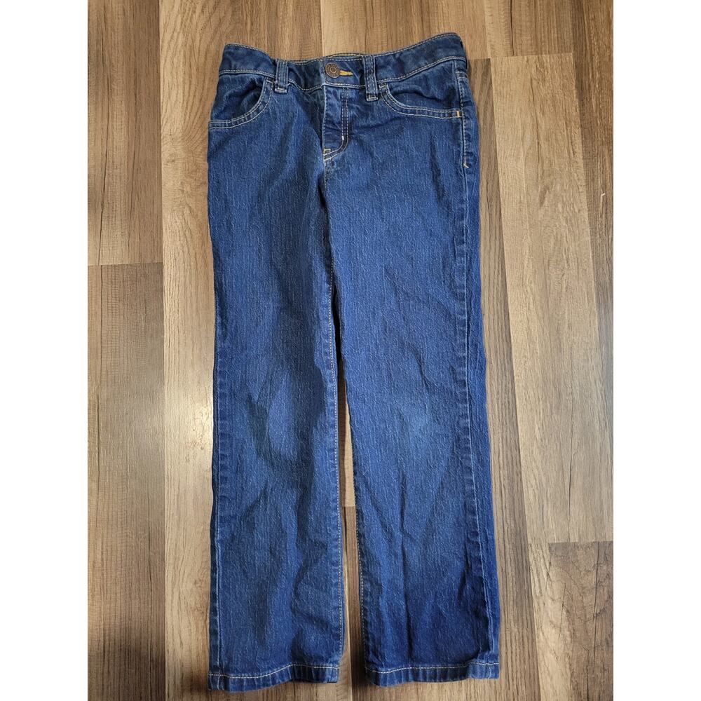 Cat & Jack Girls Straight Leg Blue Jeans Size 6